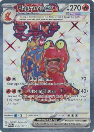 Magcargo ex - 191/167 - Full Art Secret Rare (Español)