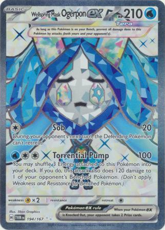 Wellspring Mask Ogerpon ex - 194/167 - Full Art Secret Rare (Español)