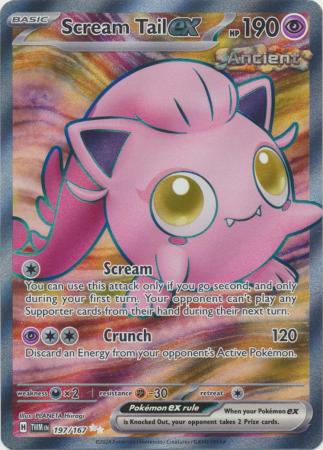 Scream Tail ex - 197/167 - Full Art Secret Rare (Español)