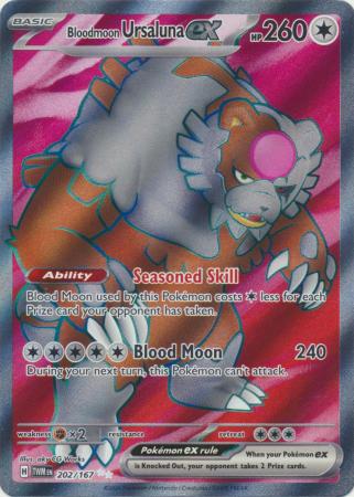 Bloodmoon Ursaluna ex - 202/167 - Full Art Secret Rare