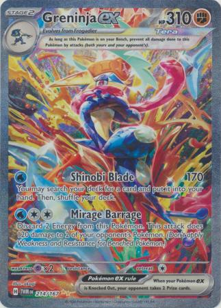 Greninja ex - 214/167 - Special Illustration Rare (Español)