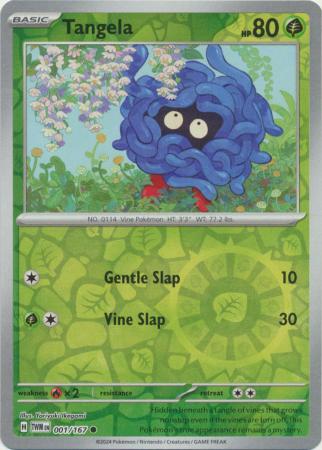 Tangela - 001/167 - Common Reverse Holo (Español)