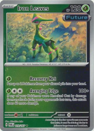 Iron Leaves - 019/167 - Holo Rare Reverse Holo (Español)