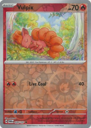 Vulpix - 026/167 - Common Reverse Holo (Español)