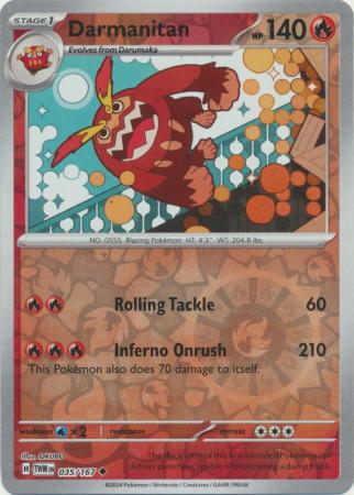 Darmanitan - 035/167 - Uncommon Reverse Holo