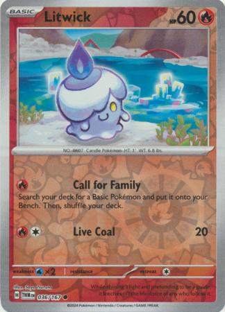 Litwick - 036/167 - Common Reverse Holo