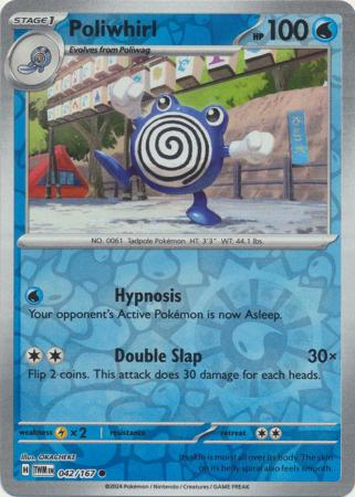 Poliwhirl - 042/167 - Common Reverse Holo (Español)