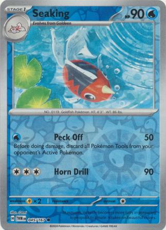 Seaking - 045/167 - Common Reverse Holo