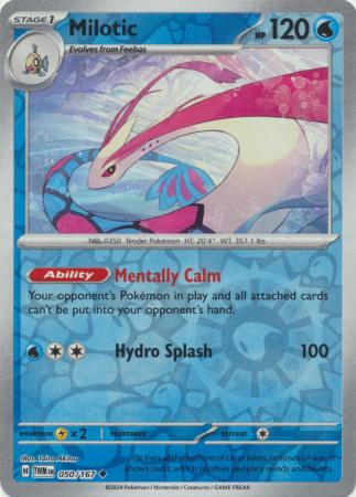 Milotic - 050/167 - Uncommon Reverse Holo