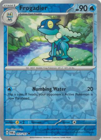 Frogadier - 057/167 - Common Reverse Holo (Español)