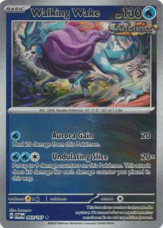 Walking Wake - 063/167 - Holo Rare Reverse Holo (Español)