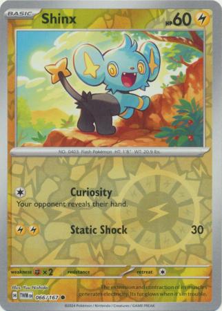 Shinx - 066/167 - Common Reverse Holo (Español)