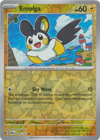 Emolga - 069/167 - Common Reverse Holo (Español)