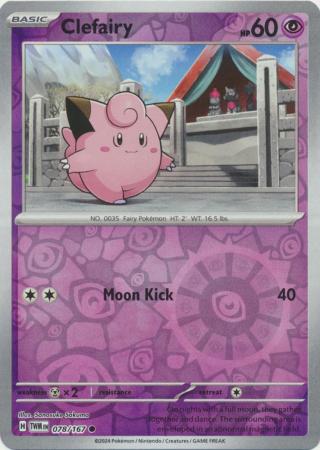 Clefairy - 078/167 - Common Reverse Holo