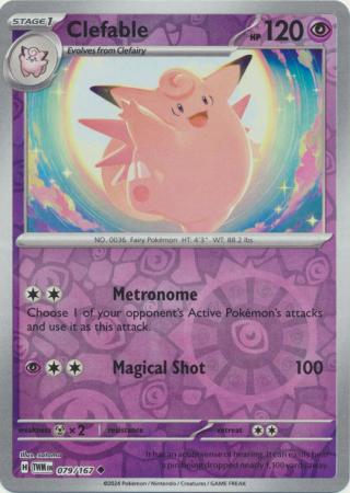 Clefable - 079/167 - Uncommon Reverse Holo