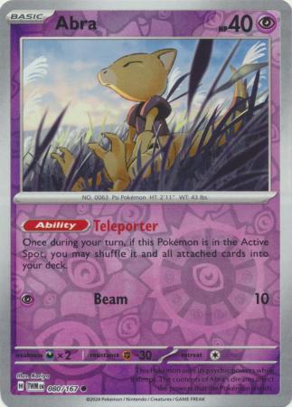 Abra - 080/167 - Common Reverse Holo