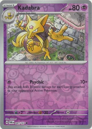 Kadabra - 081/167 - Common Reverse Holo