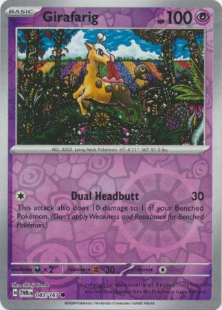 Girafarig - 083/167 - Common Reverse Holo