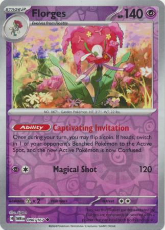 Florges - 088/167 - Uncommon Reverse Holo (Español)