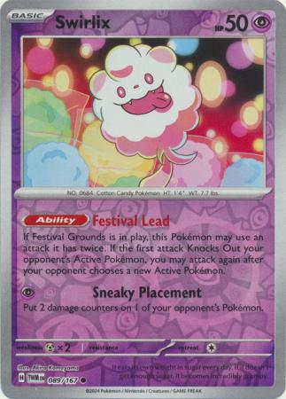 Swirlix - 089/167 - Common Reverse Holo (Español)