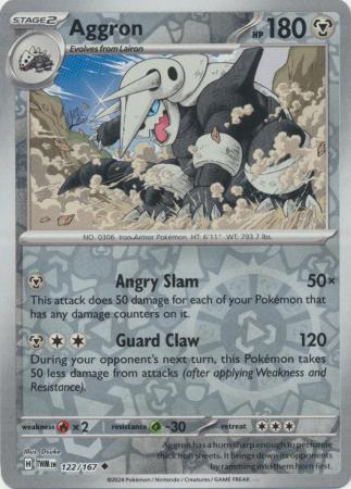 Aggron - 122/167 - Uncommon Reverse Holo (Español)