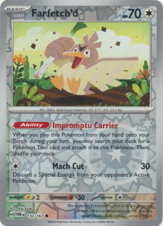 Farfetch'd - 132/167 - Common Reverse Holo (Español)