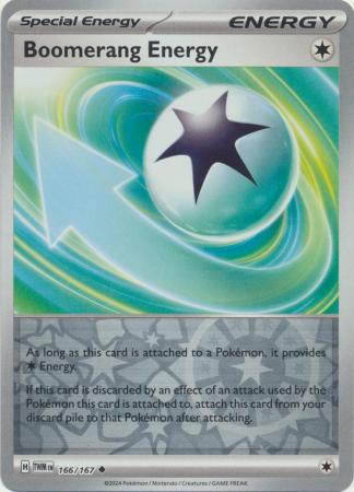 Boomerang Energy - 166/167 - Uncommon Reverse Holo (Español)