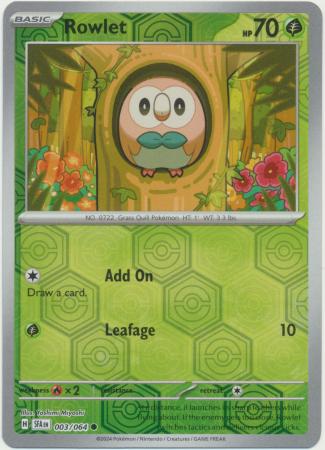 Rowlet - 003/064 - Common Reverse Holo