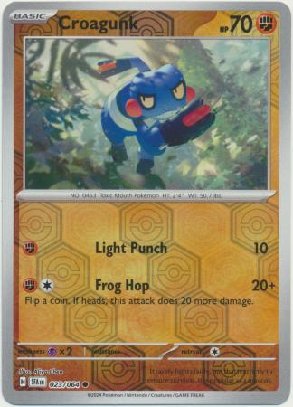 Croagunk - 023/064 - Common Reverse Holo