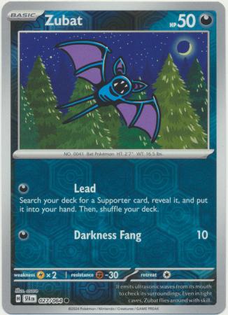 Zubat - 027/064 - Common Reverse Holo