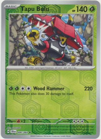 Tapu Bulu - 006/064 - Reverse Holo Rare