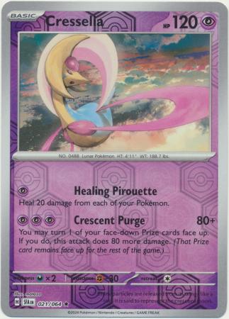 Cresselia - 021/064 - Reverse Holo Rare