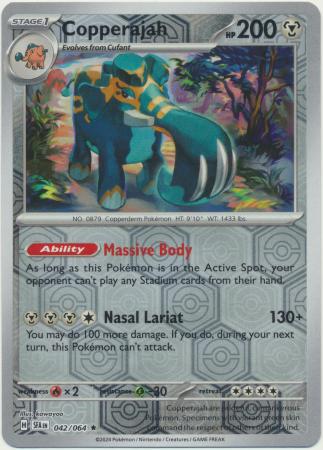 Copperajah - 042/064 - Reverse Holo Rare