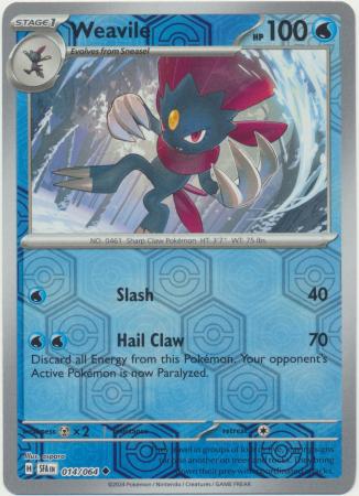 Weavile - 014/064 - Uncommon Reverse Holo