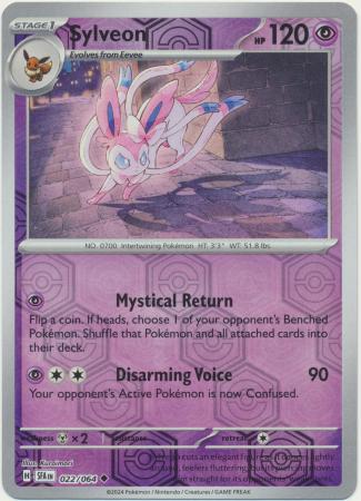 Sylveon - 022/064 - Uncommon Reverse Holo