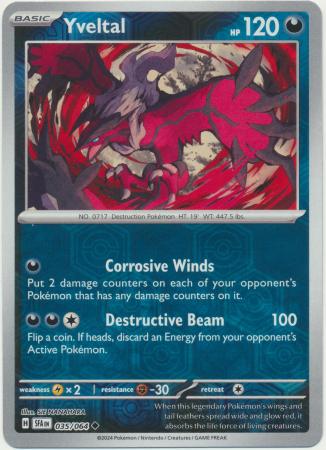 Yveltal - 035/064 - Uncommon Reverse Holo