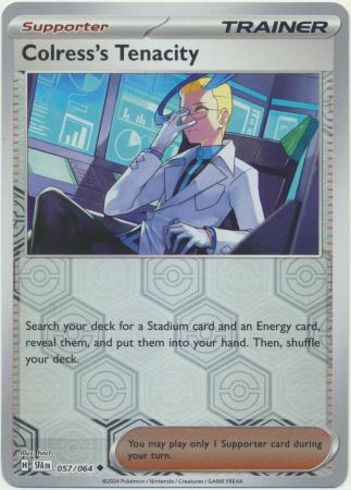 Colress's Tenacity - 057/064 - Uncommon Reverse Holo