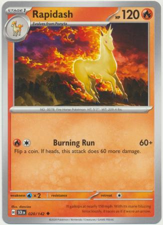 Rapidash - 020/142 - Uncommon