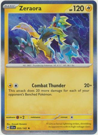 Zeraora - 055/142 - Holo Rare