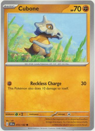 Cubone - 072/142 - Common