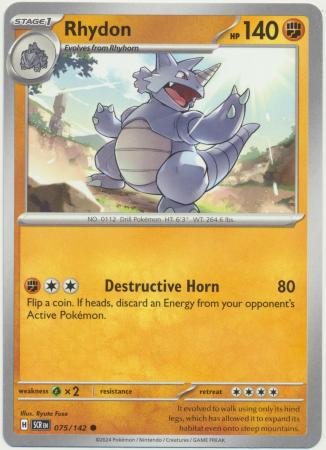 Rhydon - 075/142 - Common