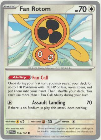 Fan Rotom - 118/142 - Common