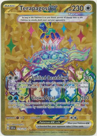 Terapagos ex - 173/142 - Gold Secret Rare