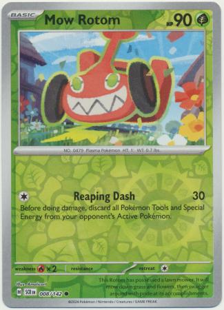 Mow Rotom - 008/142 - Common Reverse Holo