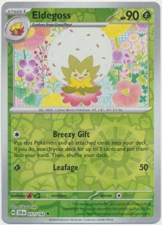 Eldegoss - 011/142 - Uncommon Reverse Holo