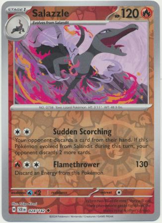 Salazzle - 024/142 - Uncommon Reverse Holo