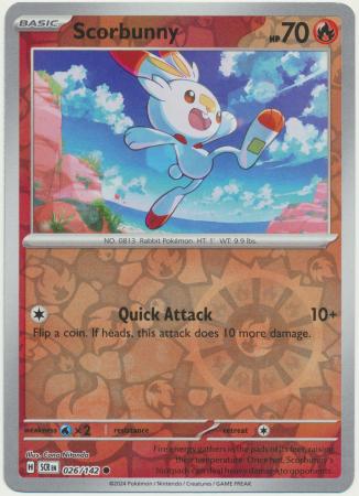 Scorbunny - 026/142 - Common Reverse Holo