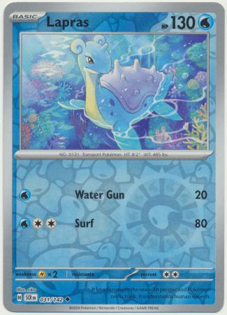 Lapras - 031/142 - Uncommon Reverse Holo