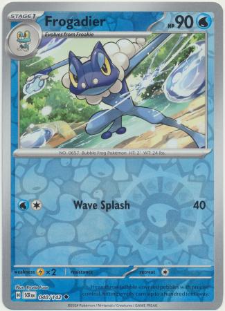 Frogadier - 040/142 - Uncommon Reverse Holo