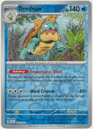 Drednaw - 044/142 - Reverse Holo Rare